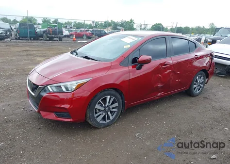 2020 Nissan Versa Sv Xtronic Cvt z USA, uszkodzony, nr VIN 3N1CN8EV5LL832154